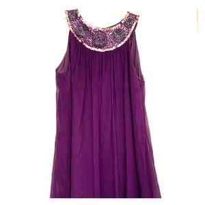 Purple Maggy London cocktail dress